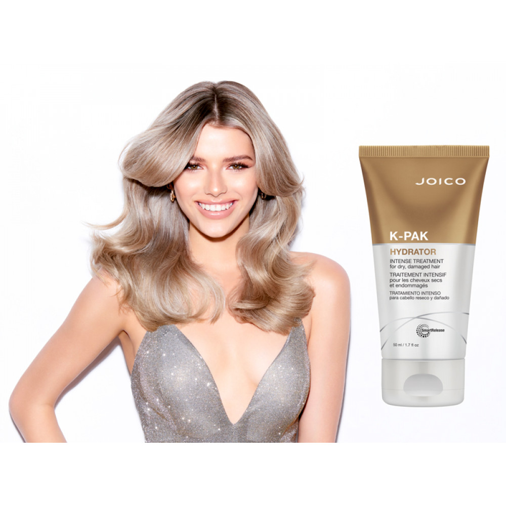 Зволожувач інтенсивний для сухого та пошкодженого волосся - Joico K-Pak Intense Hydrator Treatment фото 4