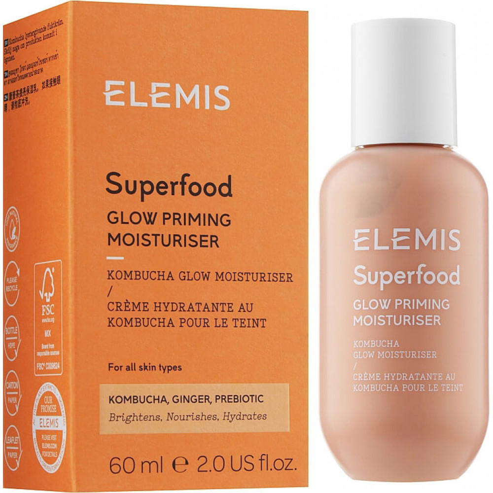 Увлажняющий крем для сияния кожи - Elemis Superfood Glow Priming Moisturiser фото 2