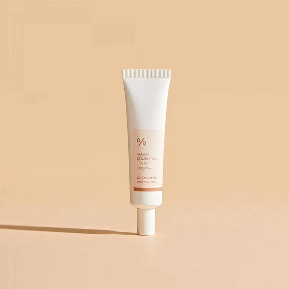 Веганський тональний ВВ-крем з екстрактом комбучі - Dr.Ceuracle Vegan Kombucha Tea BB Cream SPF 30/PA++  фото 4