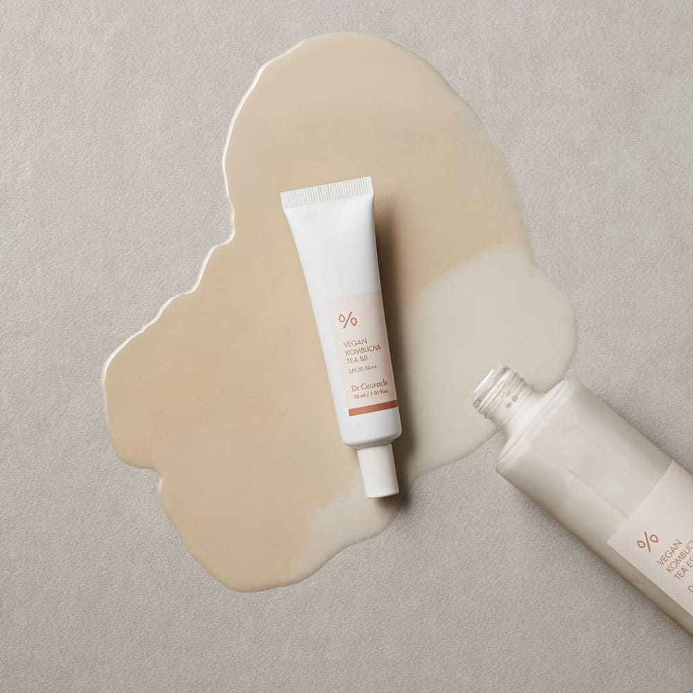 Веганський тональний ВВ-крем з екстрактом комбучі - Dr.Ceuracle Vegan Kombucha Tea BB Cream SPF 30/PA++  фото 3