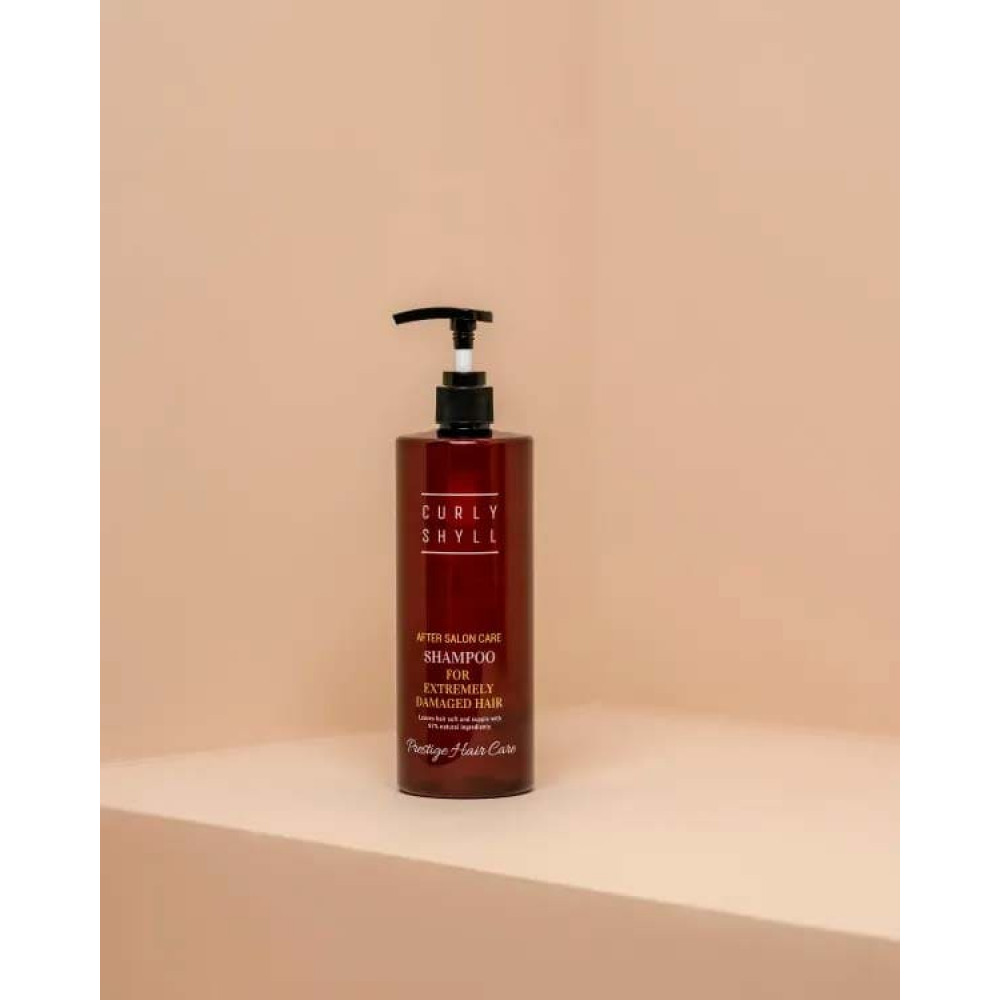 Восстанавливающий шампунь для поврежденных волос - Curly Shyll After Salon Care Shampoo фото 3