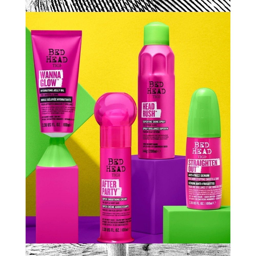 Выравнивающий крем для блеска и шелковистости волос - Tigi Bed Head After Party фото 4