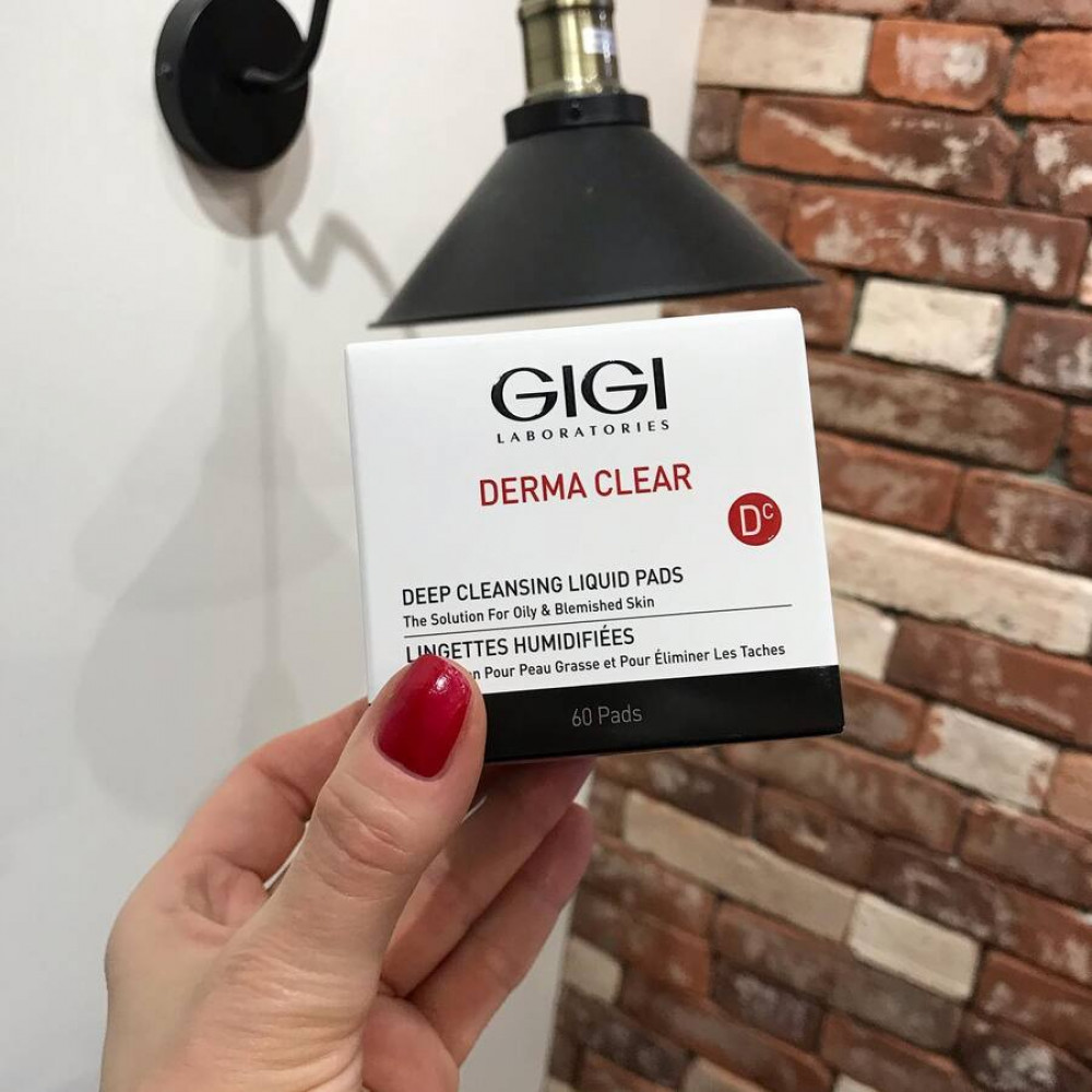 Вологі спонжі для пілінгу - GIGI Derma Clear Deep Cleansing Liquid Pads фото 2