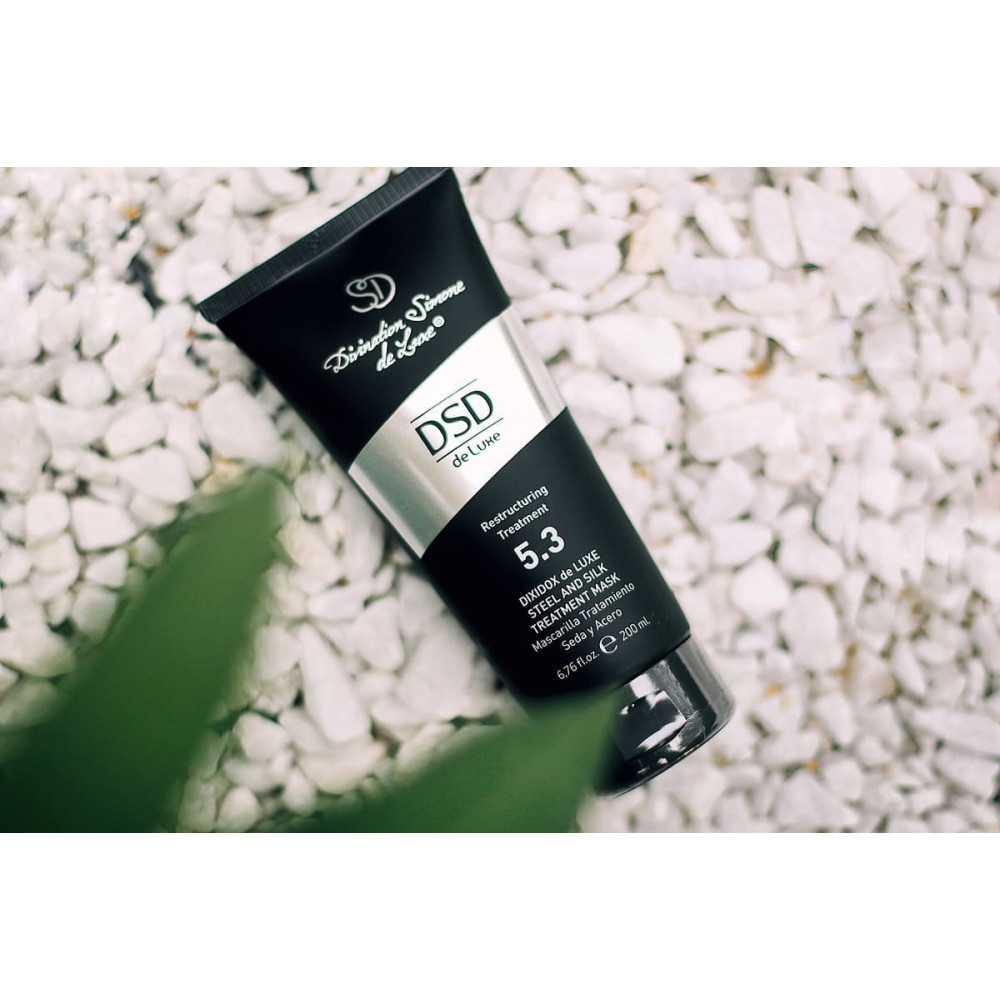 Відновлююча маска "Сталь і шовк" - DSD de Luxe Restructuring 5.3 Steel and Silk Treatment Mask фото 4