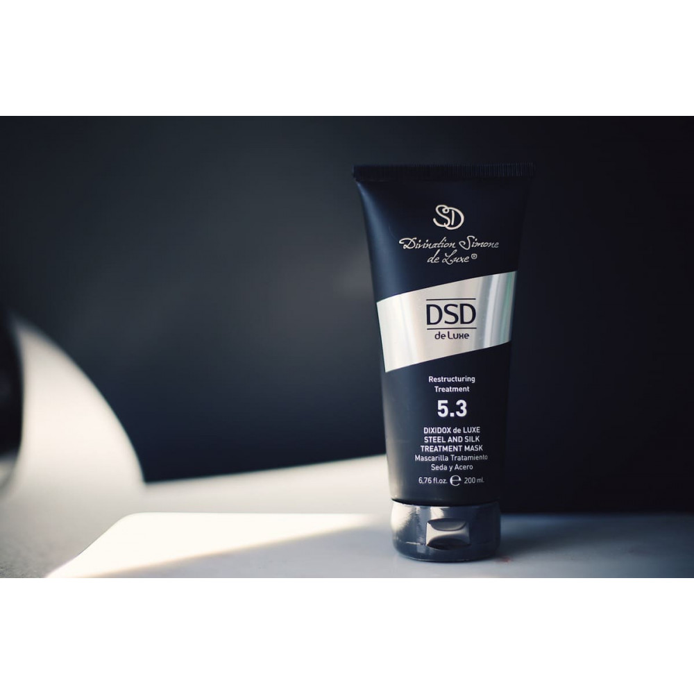 Відновлююча маска "Сталь і шовк" - DSD de Luxe Restructuring 5.3 Steel and Silk Treatment Mask фото 2
