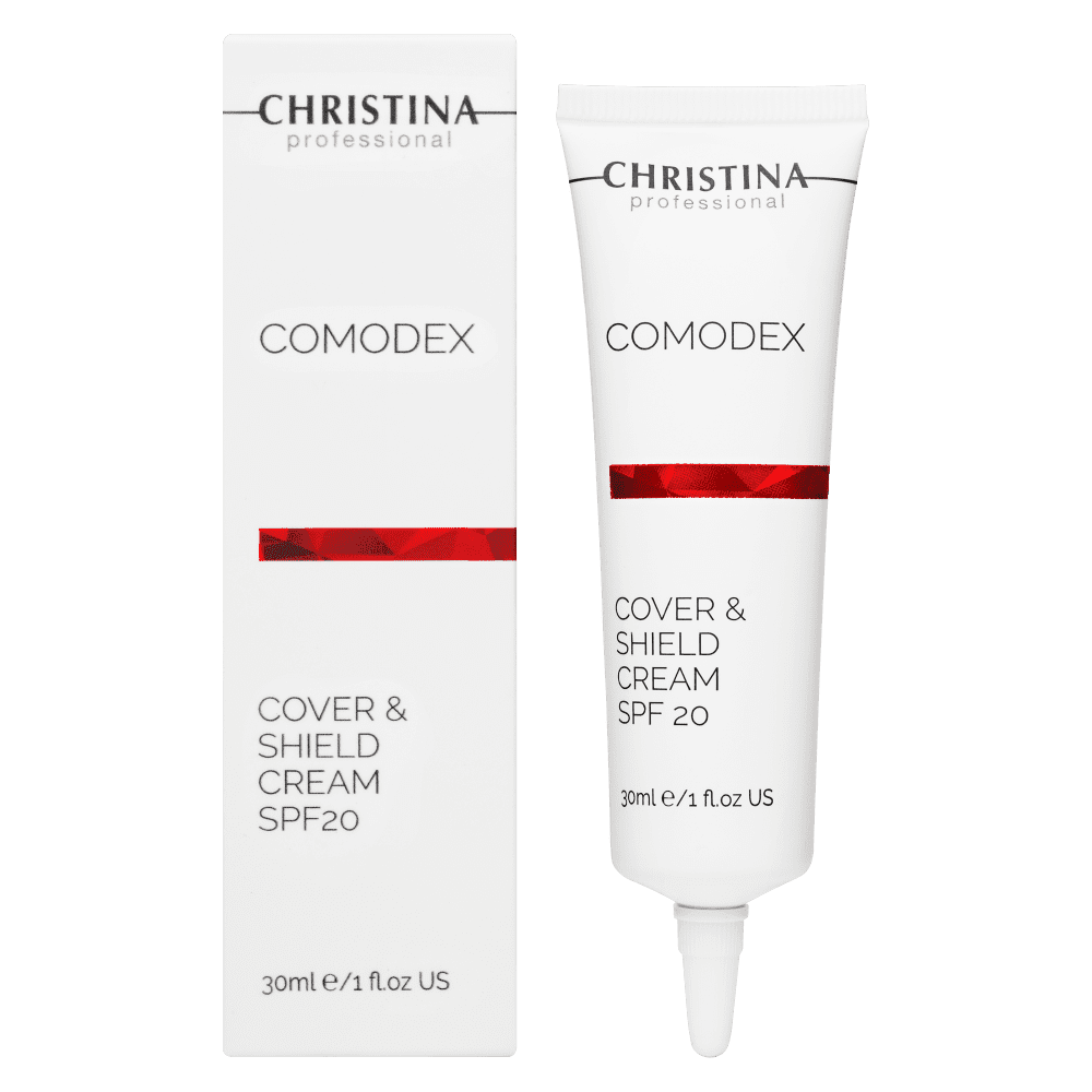 Защитный крем для лица с тонирующим эффектом - Christina Comodex Cover and Shield Cream SPF20 фото 2