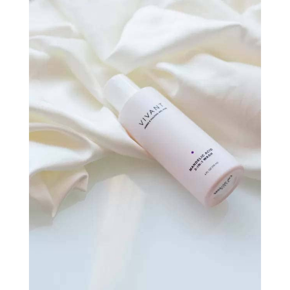 Средство для умывания 3-в-1 с миндальной кислотой - Vivant Skin Care Mandelic Acid 3-in -1 Wash   фото 2