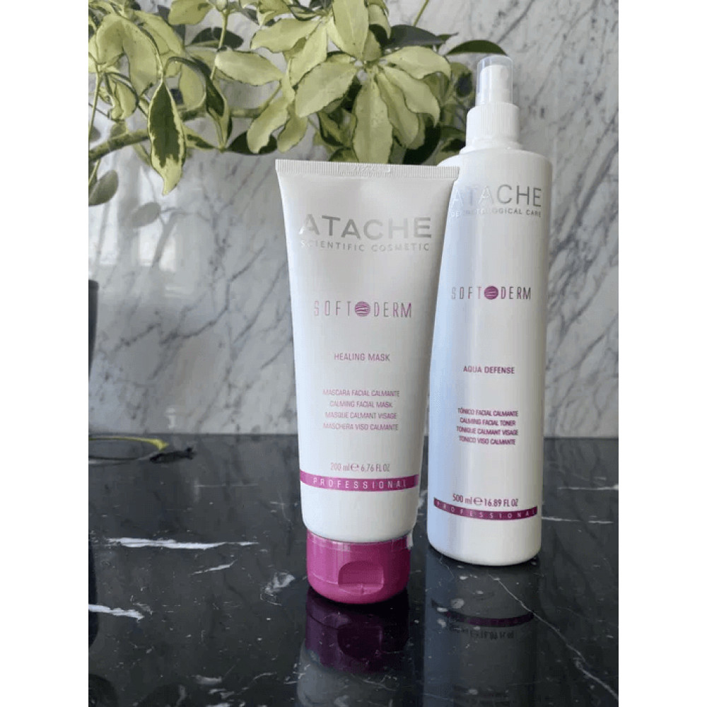 Заспокійлива антистрес маска - Atache Soft Derm Healing Mask фото 2