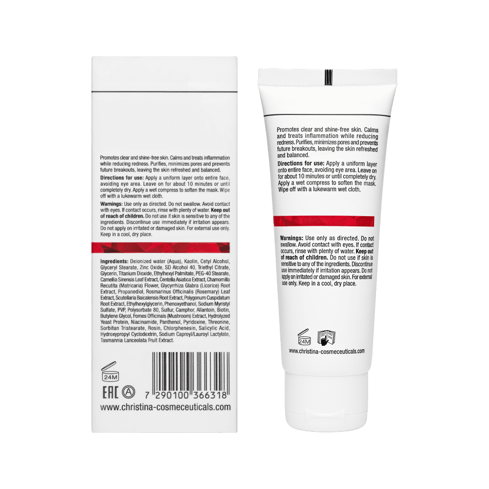 Успокаивающая и регулирующая маска для лица - Christina Comodex Soothe and Regulate Mask фото 3