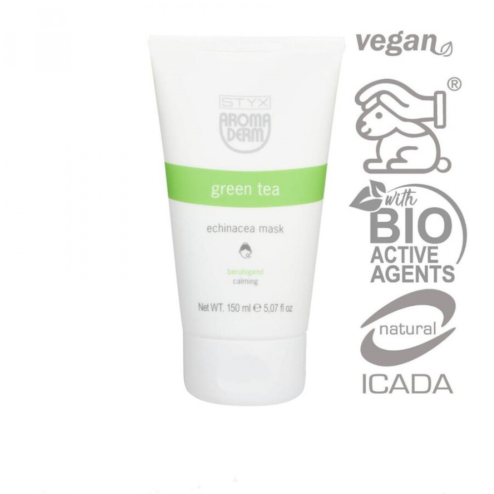 Успокаивающая маска для лица - Styx Naturcosmetic Aroma Derm Green Tea Echinacea Mask фото 2