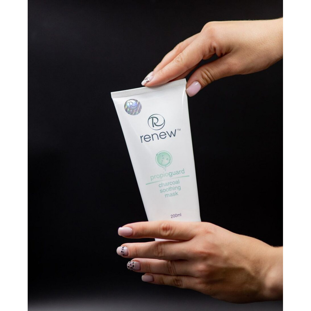 Успокаивающая маска для лица на основе активированного угля - Renew Propioguard Charcoal Soothing Mask фото 3