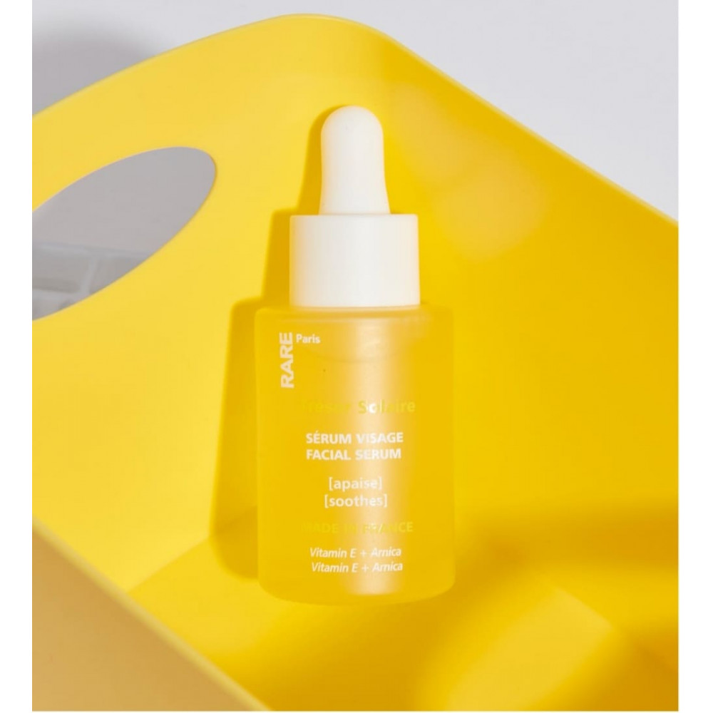 Успокаивающая сыворотка для лица с витамином Е и экстрактом арники - Rare Paris Tresor Solaire Soothing Fase Serum фото 3