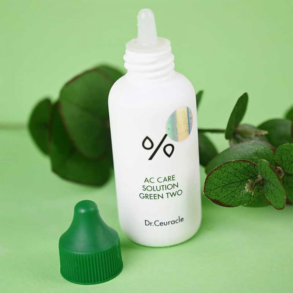 Заспокійлива сироватка для проблемної шкіри - Dr.Ceuracle Ac Care Solution Green Two фото 4