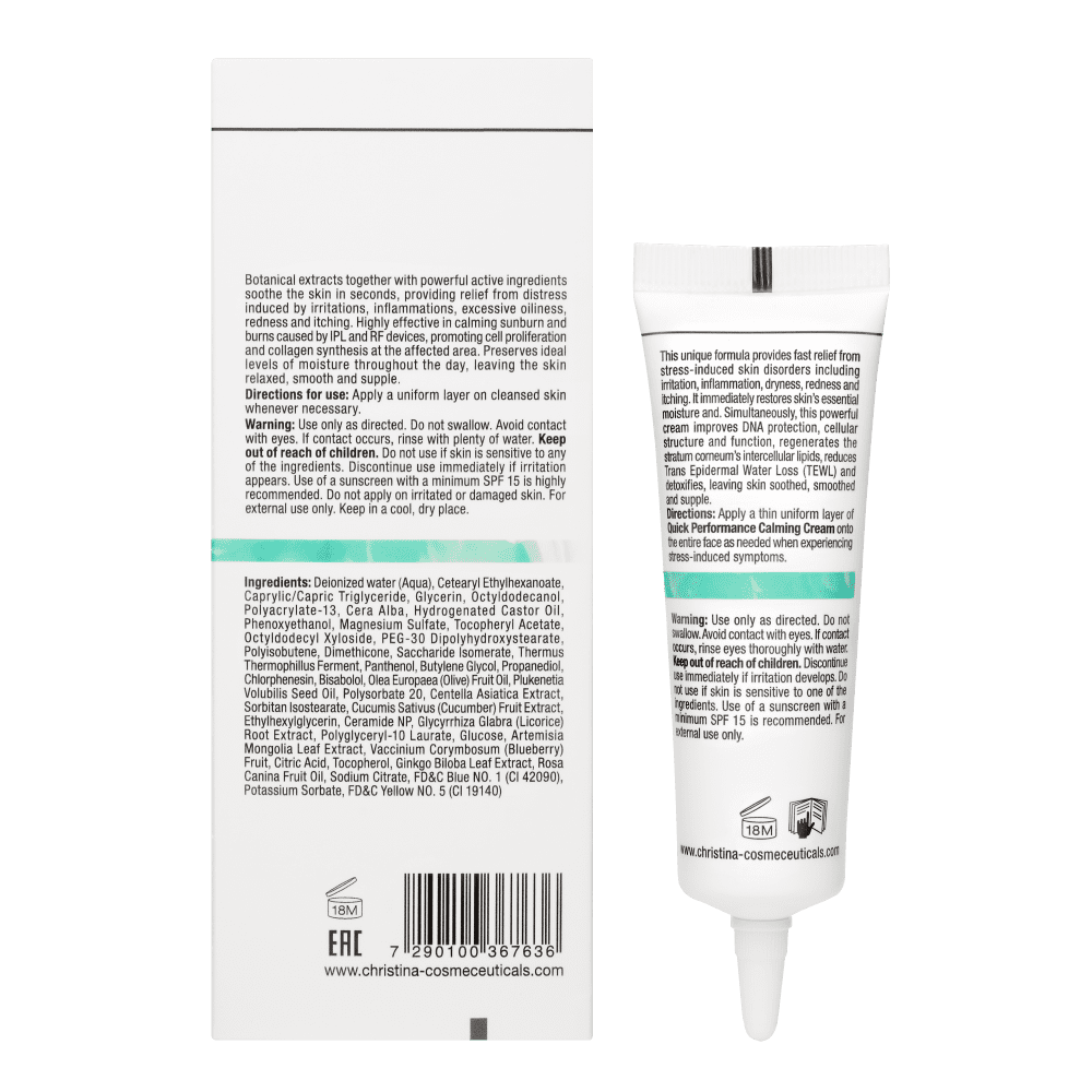 Успокаивающий крем быстрого действия - Christina Unstress Quick Performance Calming Cream фото 3