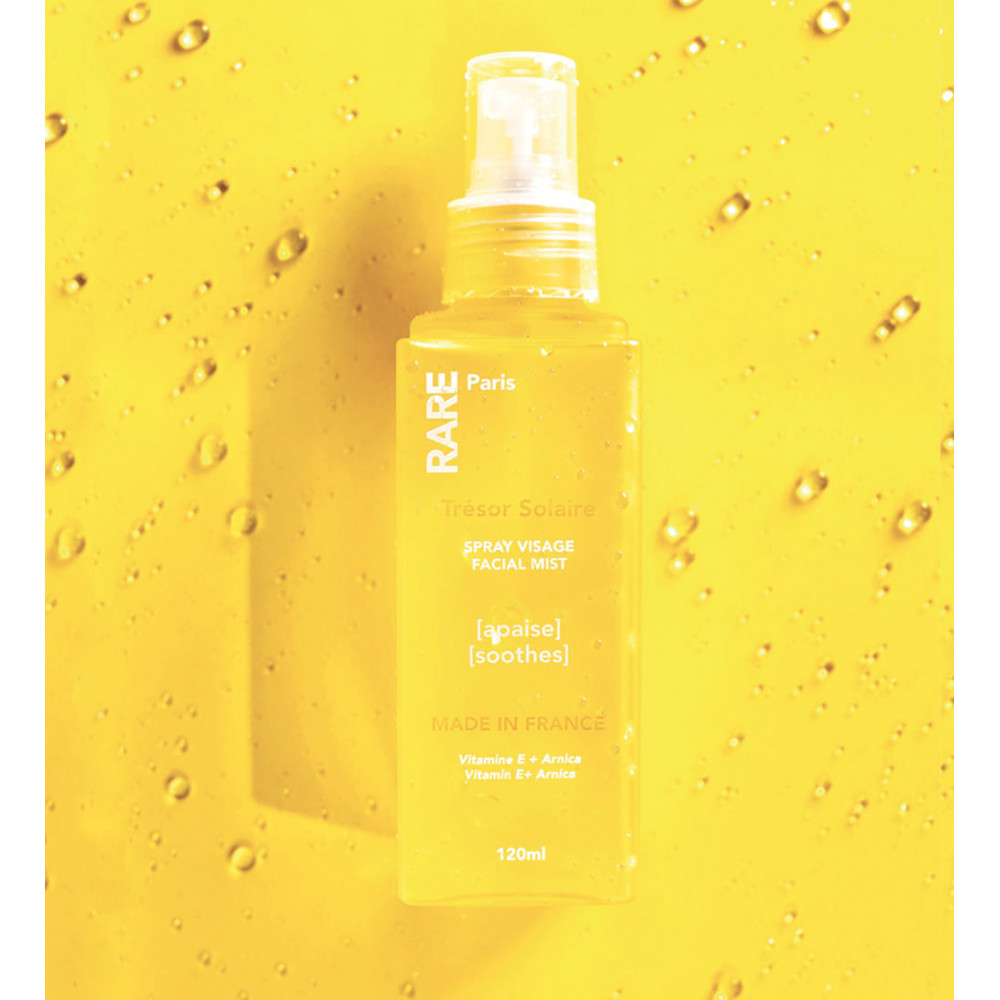 Успокаивающий мист для лица с витамином Е и экстрактом арники - Rare Paris Trésor Solaire Soothing Facial Mist фото 5
