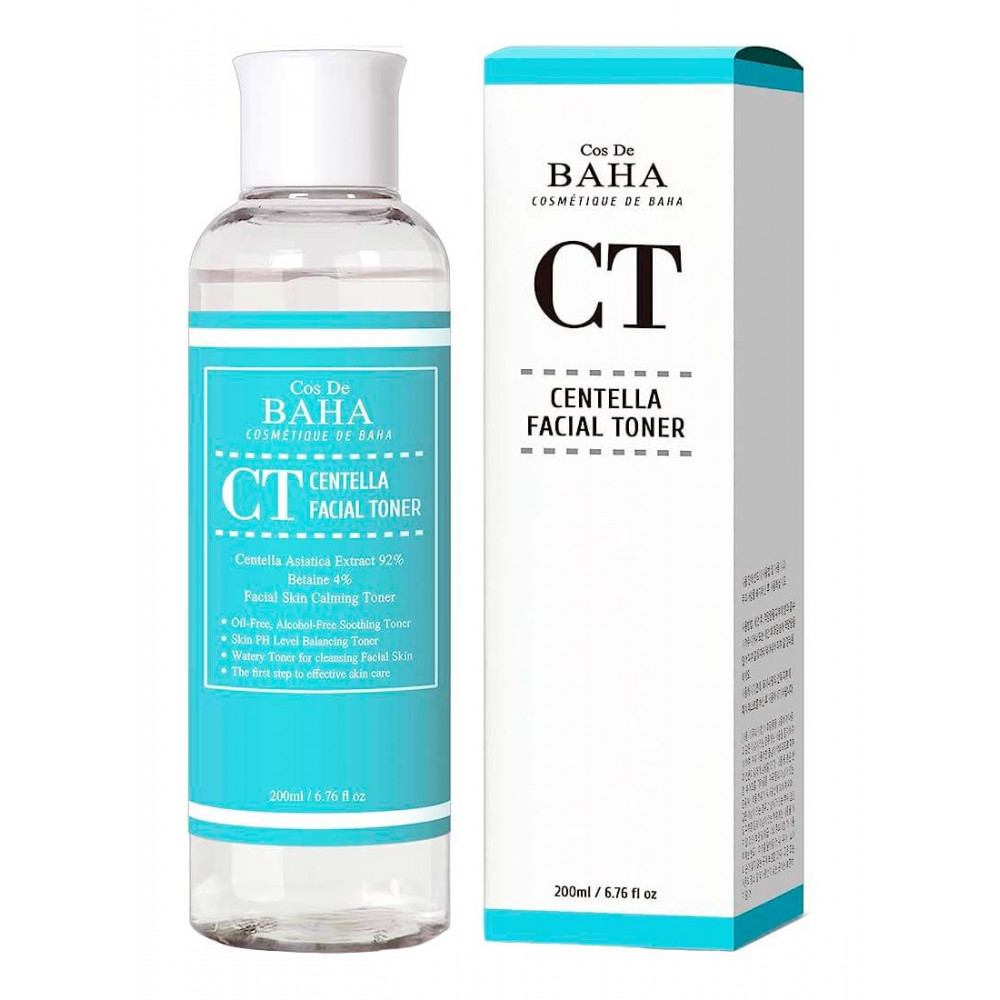 Успокаивающий и восстанавливающий тонер с центеллой - Cos De Baha Centella Facial Toner  фото 2