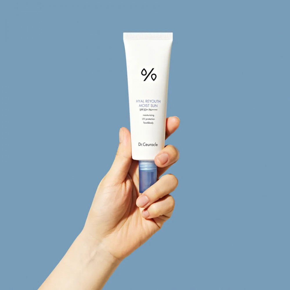 Зволожуючий сонцезахисний крем - Dr.Ceuracle Hyal Reyouth Moist Sun SPF 50/PA++++ фото 2
