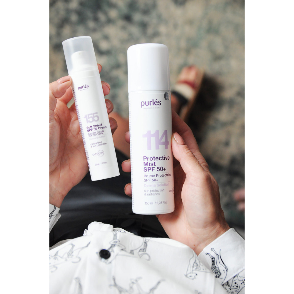 Увлажняющий солнцезащитный крем SPF 30 - Purles 155 Soft Shield SPF 30 фото 4