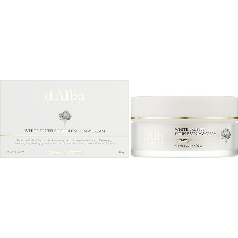 Антивозрастной двойной крем-сыворотка - D'Alba White Truffle Double Serum & Cream фото 2