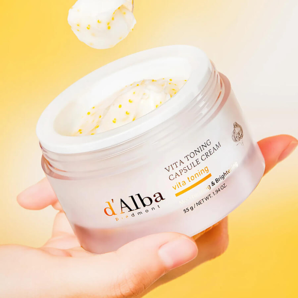 Капсульный крем для сияния кожи - D'Alba Vita Toning Capsule Cream фото 2