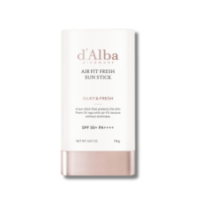 Минеральный солнцезащитный стик с высоким фактором защиты SPF 50+ - D'Alba  Air Fit Fresh Sun Stick 