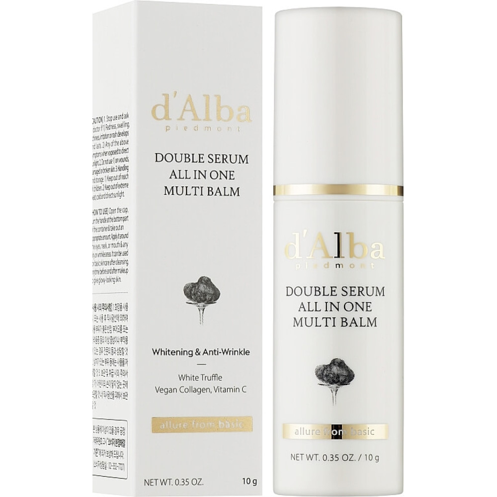 Мультифункціональний антивіковий стик - D'Alba Double Serum All In One Multi Balm фото 2