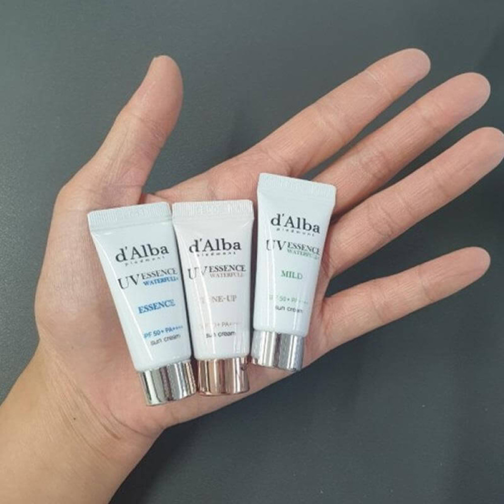 Набір сонцезахисних кремів - D'Alba Vegan 3-Piece Sun Cream Kit фото 2