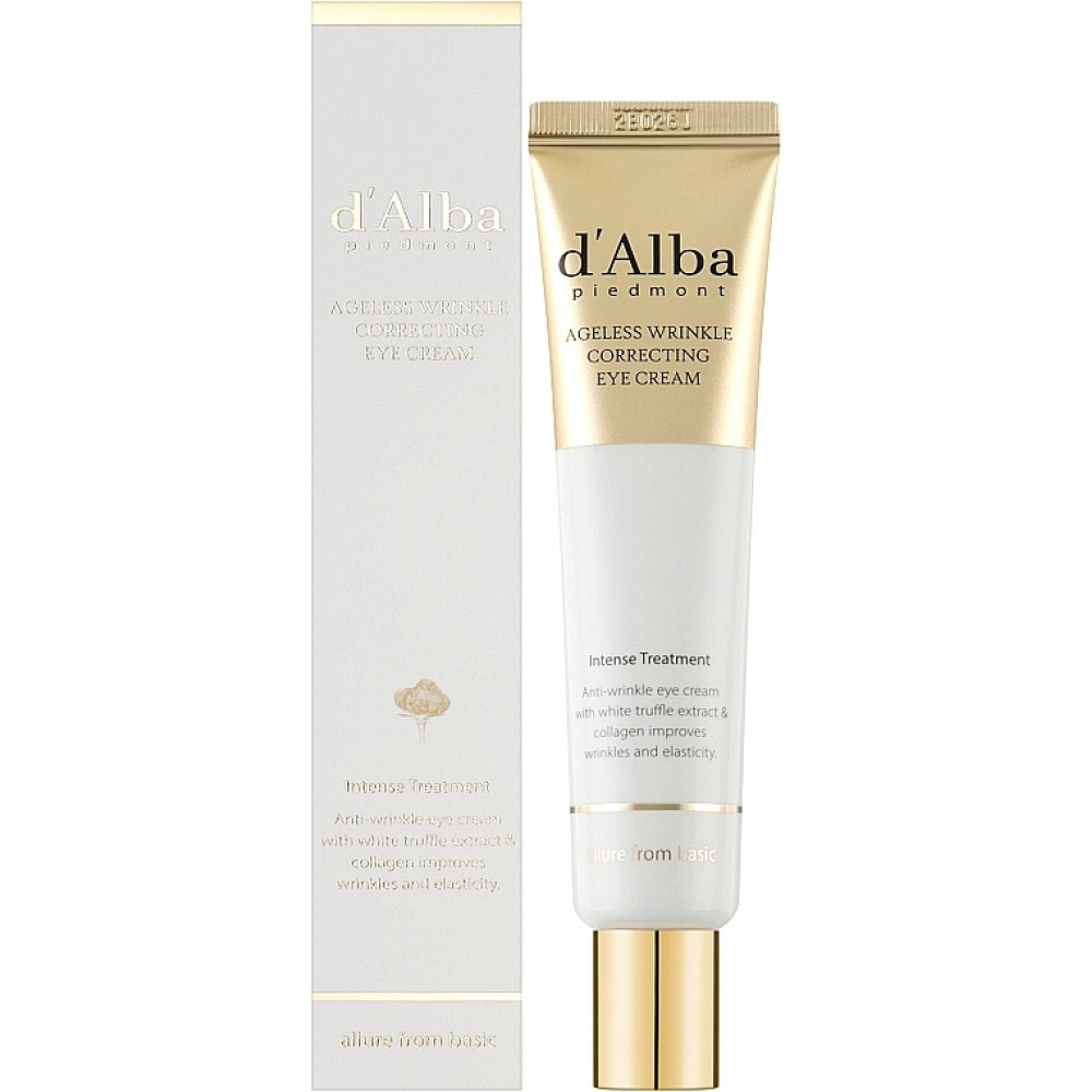 Поживний крем для повік від зморшок - D'Alba Ageless Wrinkle Correcting Eye Cream фото 4