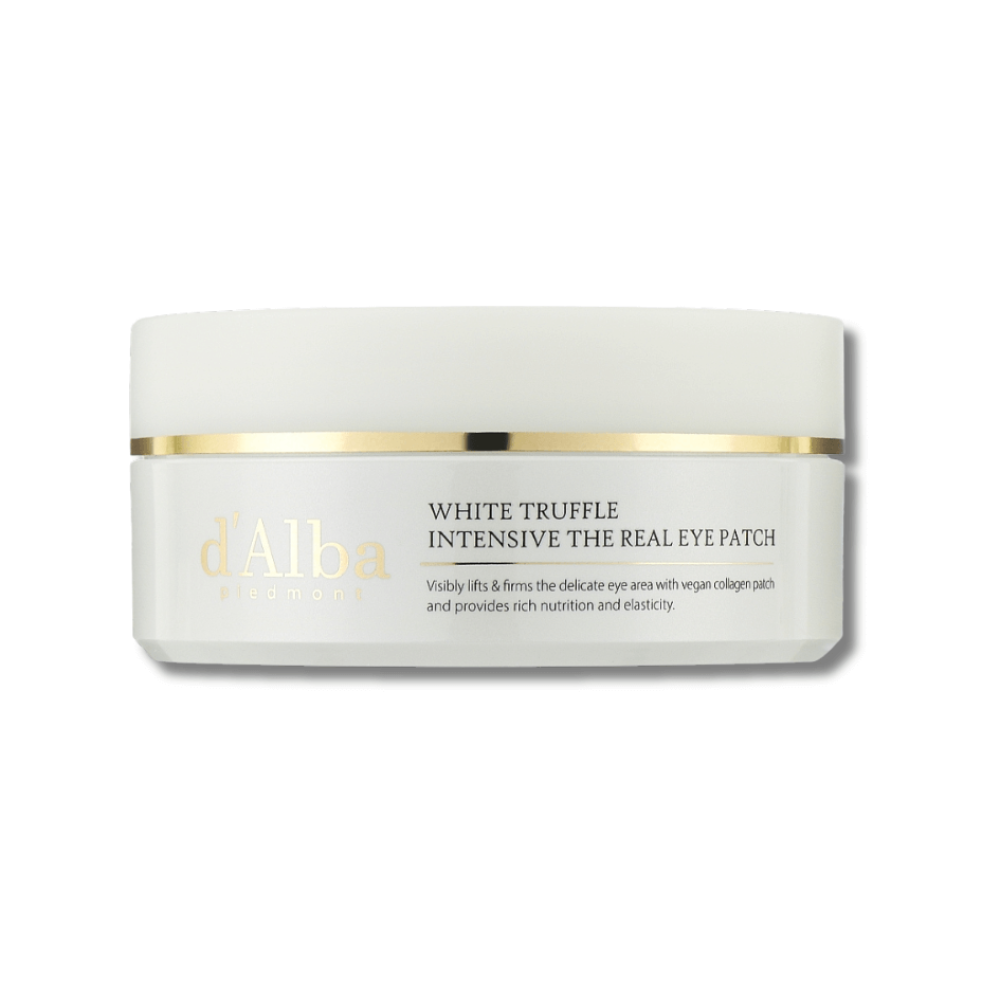 Премиальные гидрогелевые патчи из веганского коллагена -  D`Alba White Truffle Intensive The Real Eye Patch фото