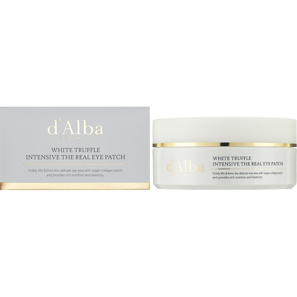 Премиальные гидрогелевые патчи из веганского коллагена -  D`Alba White Truffle Intensive The Real Eye Patch фото 5