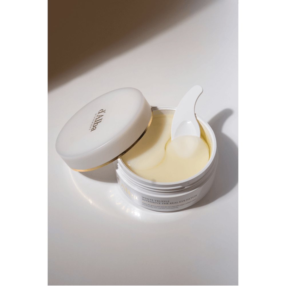 Премиальные гидрогелевые патчи из веганского коллагена -  D`Alba White Truffle Intensive The Real Eye Patch фото 2