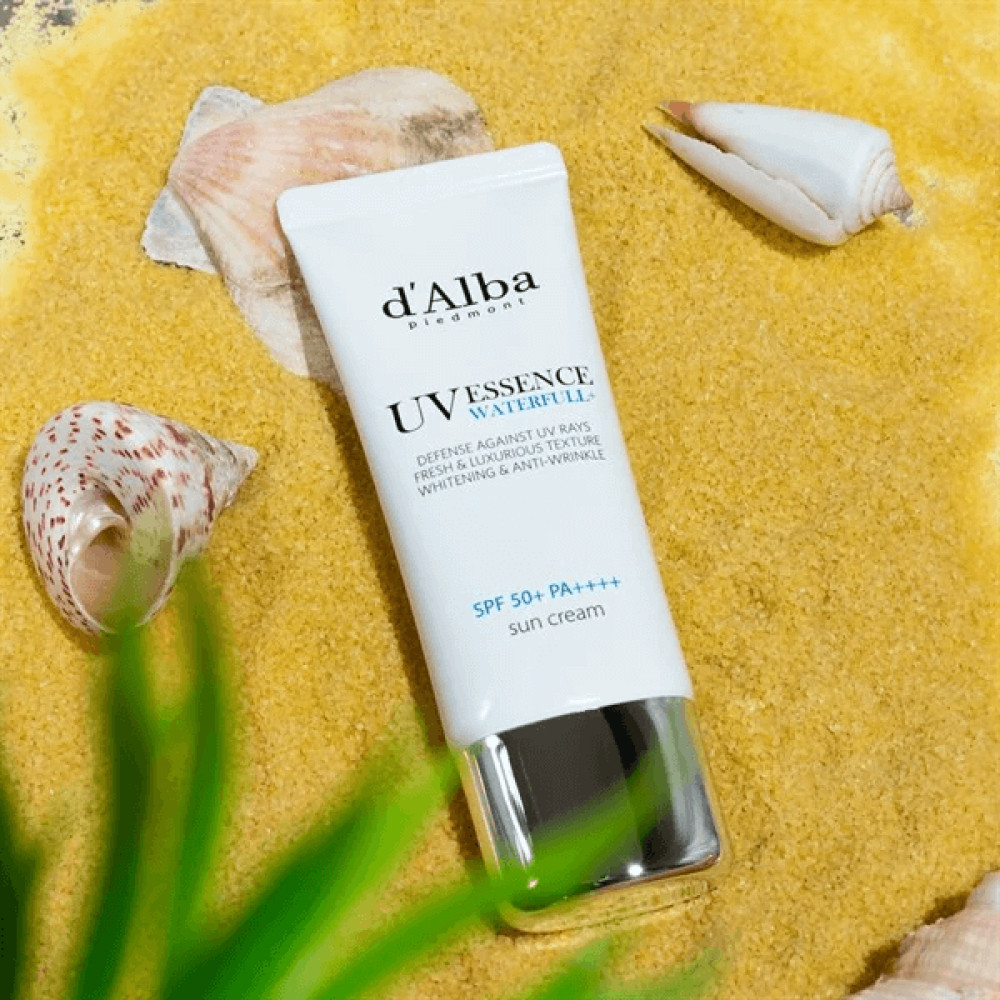 Сонцезахисна есенція-крем - D'Alba Waterfull Essence Sun Cream фото 3