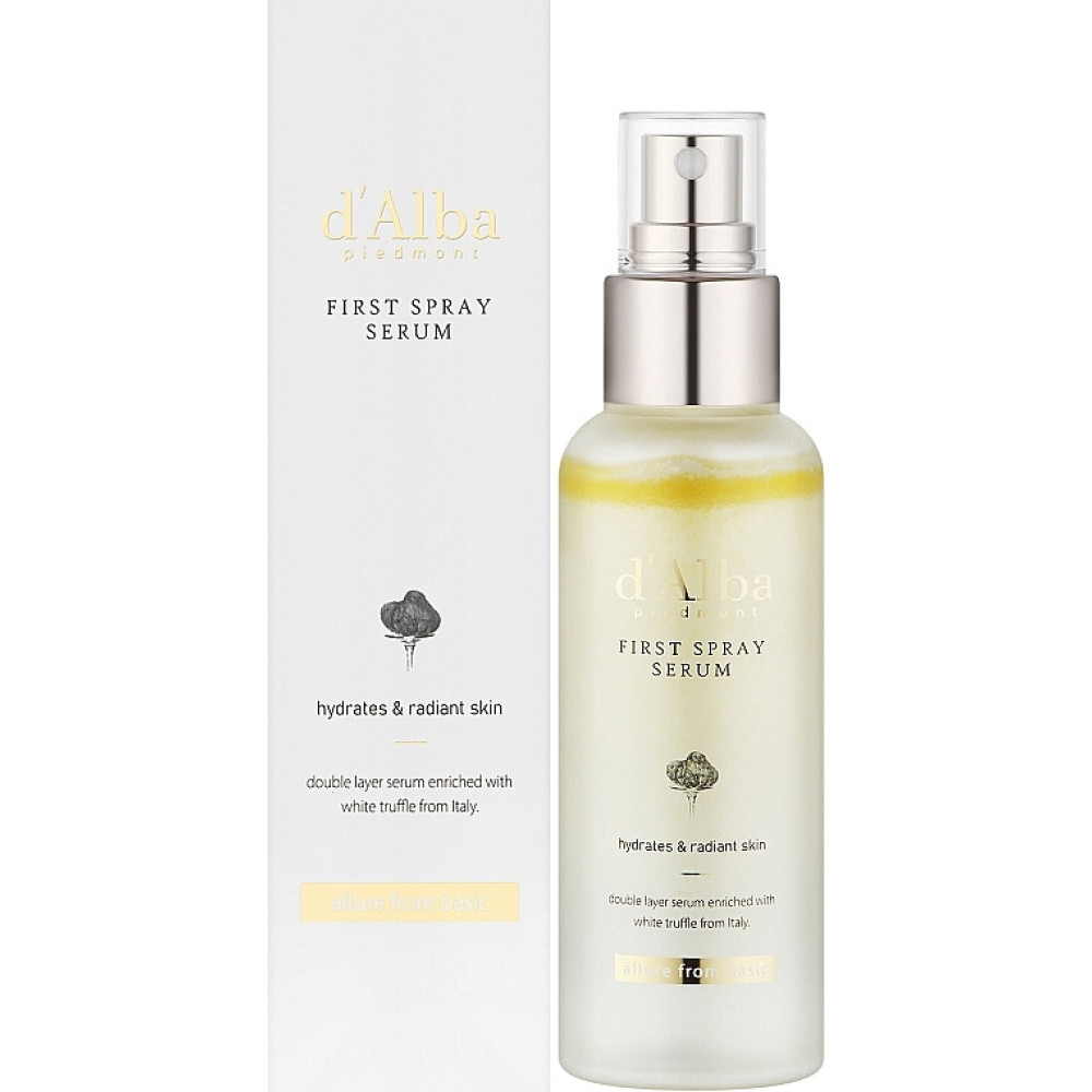 Увлажняющий регенерирующий серум - мист с белым трюфелем - D'Alba White Truffle First Spray Serum  фото 2