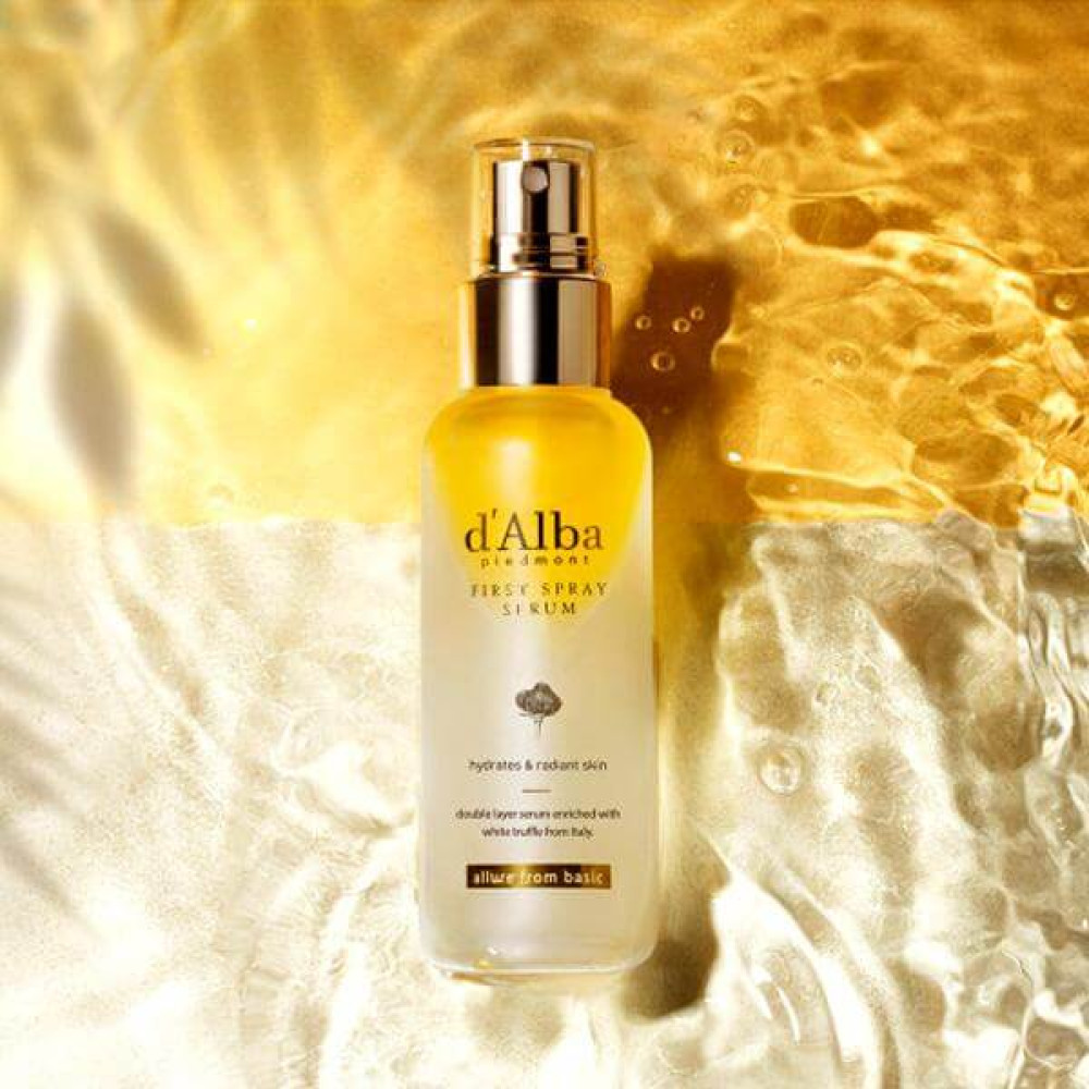Увлажняющий регенерирующий серум - мист с белым трюфелем - D'Alba White Truffle First Spray Serum  фото 4