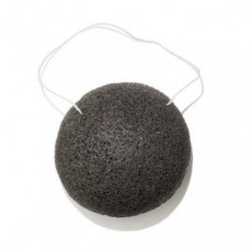 Очищающий спонж конняку с бамбуковым углем - Ella Bache Konjac Sponge 