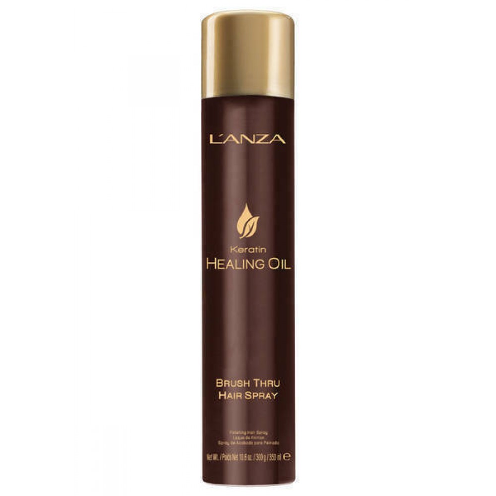 Спрей для укладання волосся - L'anza Keratin Healing Oil Brush Thru Hair Spray фото