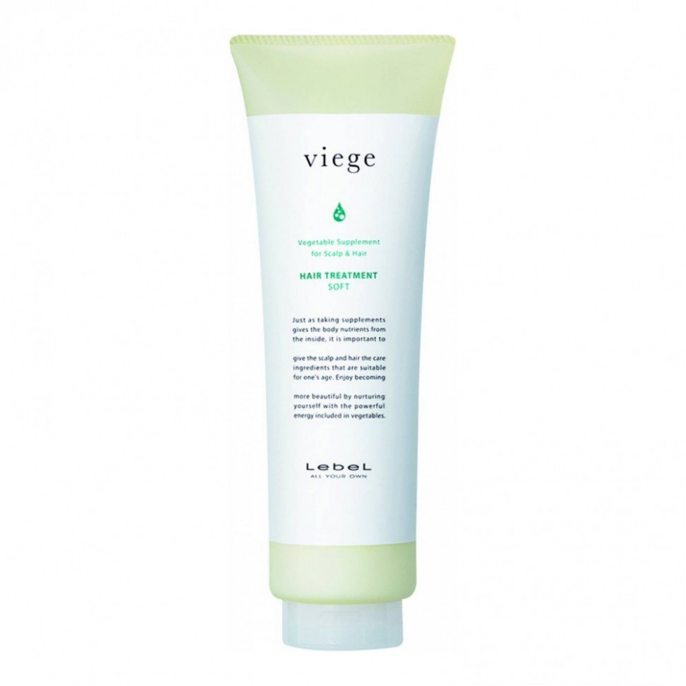 Маска для глибокого зволоження волосся - Lebel Viege Treatment Soft фото