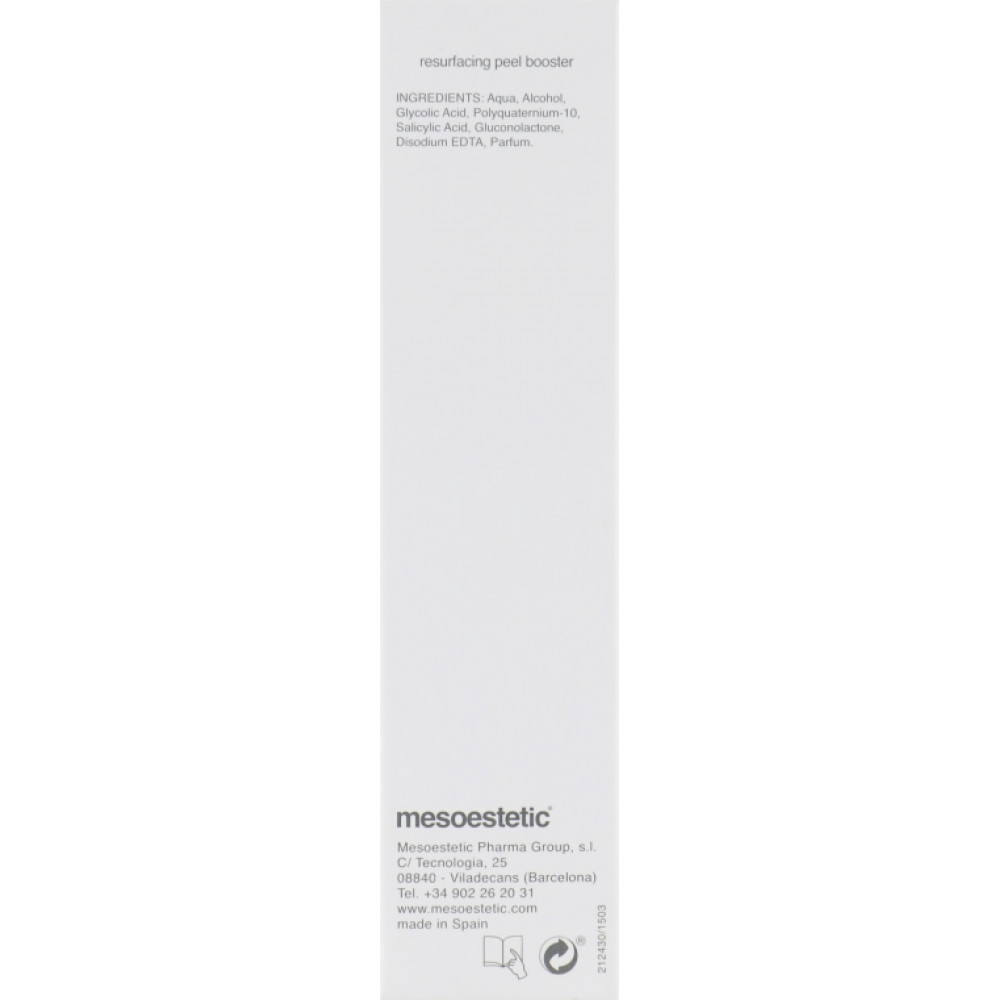 Реструктурирующий усилитель пилинга - Mesoestetic Resurfacing Peel Booster фото 2